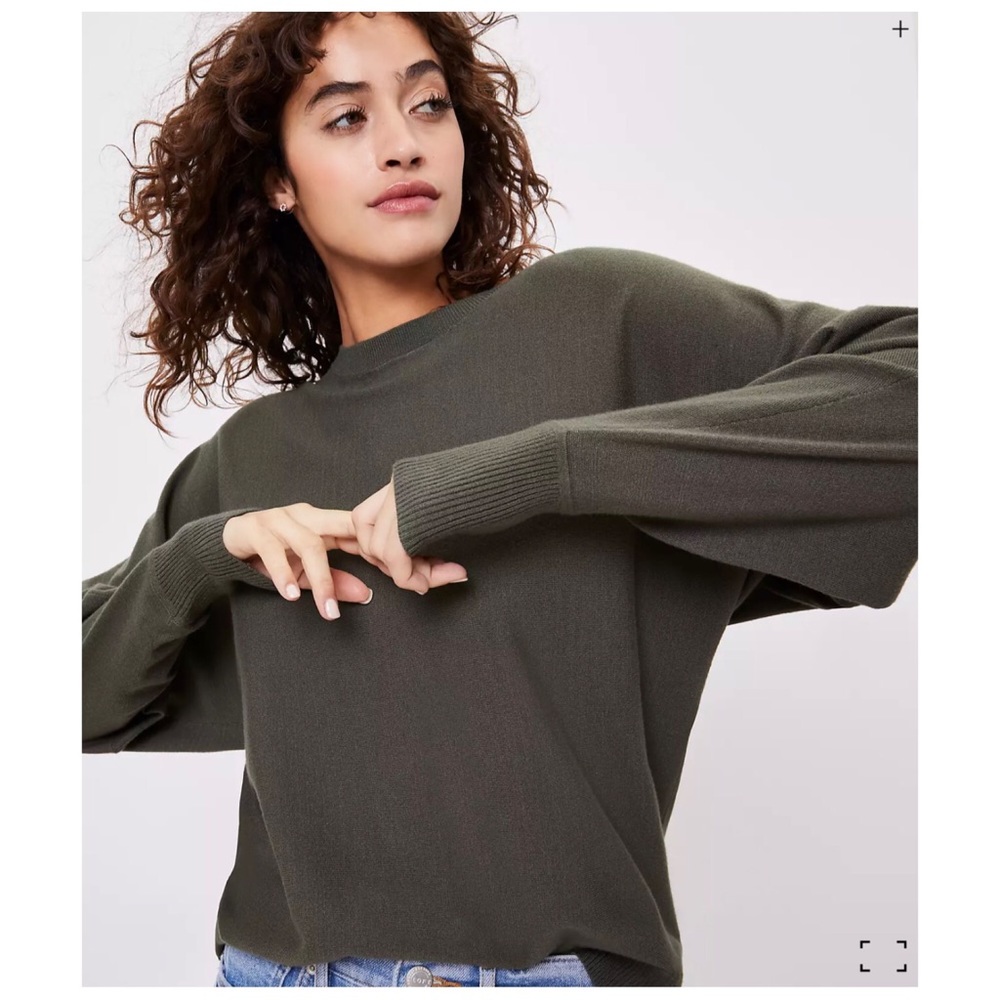 LOFT Petite Poncho Sweater